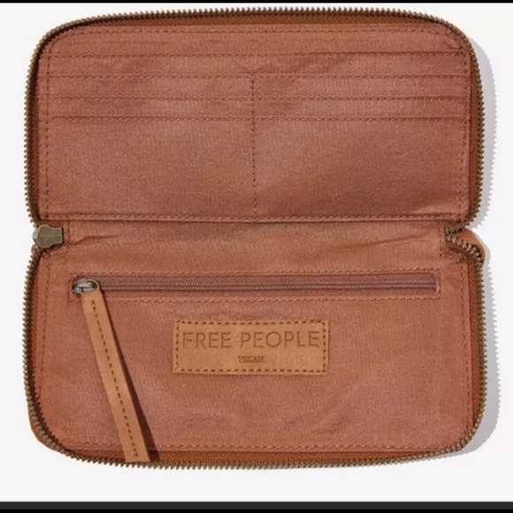 Free People Brown Vegan Leather Clutch - Picture 2 of 9